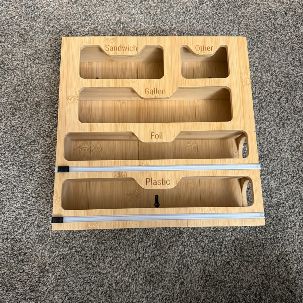 Bamboo Kitchen Drawer Organizer - Natural